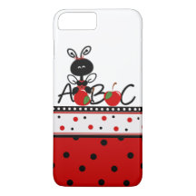 Ladybug and Polka Dots iPhone 7 Plus case