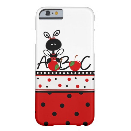 Ladybug and Polka Dots Teachers iPhone 6 case
