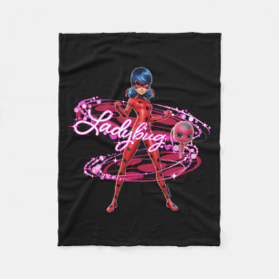 Ladybug and Tikki Graphic Fleece Blanket