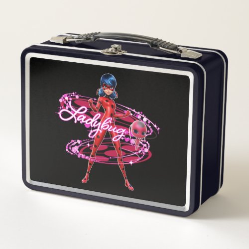 Ladybug and Tikki Graphic Metal Lunch Box