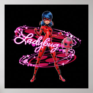 Ladybug and Tikki Graphic Poster