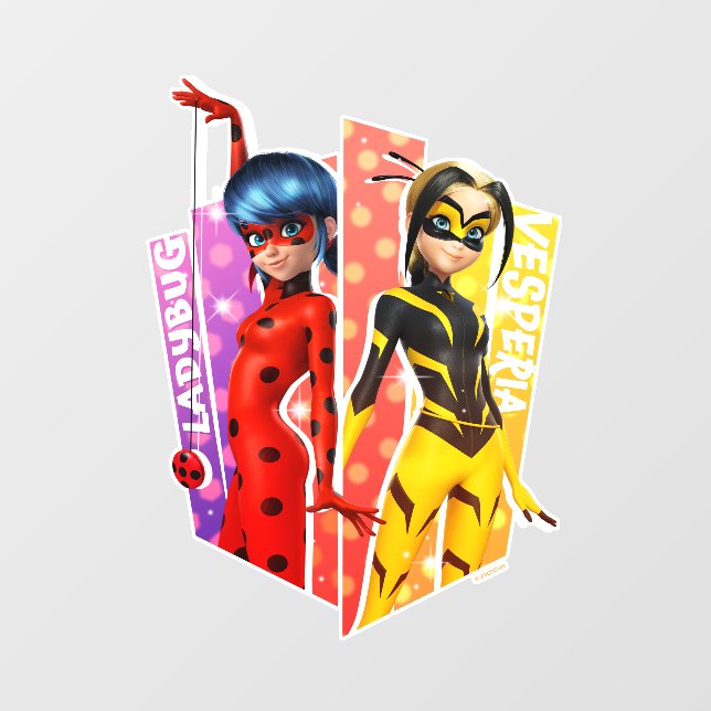 Ladybug and Vesperia Graphic Wall Decal (Front)