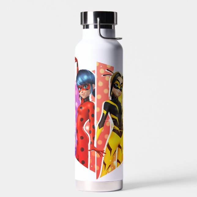 Ladybug and Vesperia Graphic Water Bottle (Left)