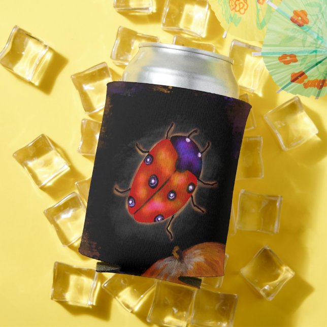 LADYBUG ART CAN COOLER (In Situ Summer)