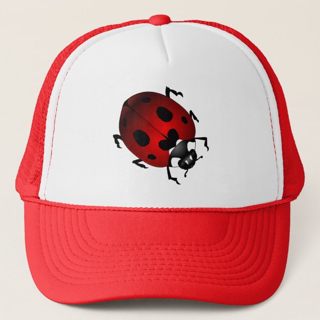 Ladybug  Art Caps Hats Ladybug Wildlife Art Hat (Front)