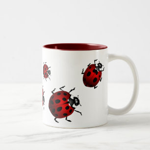 Ladybug Art Coffee Mug Beer Glass Ladybug Cups
