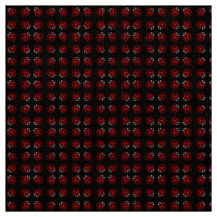 Ladybug Art Fabric Ladybird Fabric Cotton or Poly
