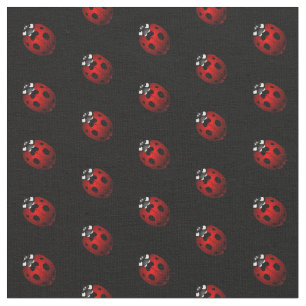 Ladybug Art Fabric Ladybird Fabric Cotton or Poly