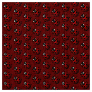 Ladybug Art Fabric Ladybird Fabric Cotton or Poly