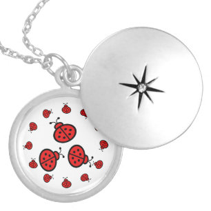 Ladybug Art Gifts Locket Necklace