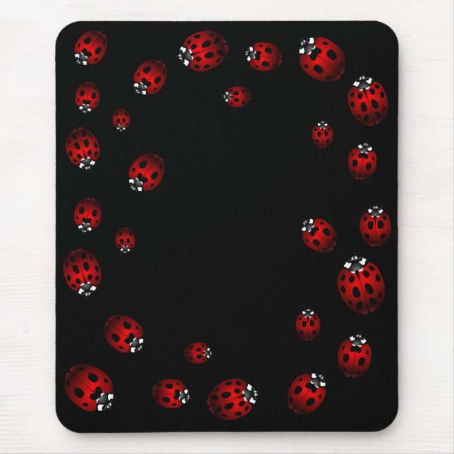 Ladybug Art Mousepad Bug Keepsake Ladybug Gifts (Front)
