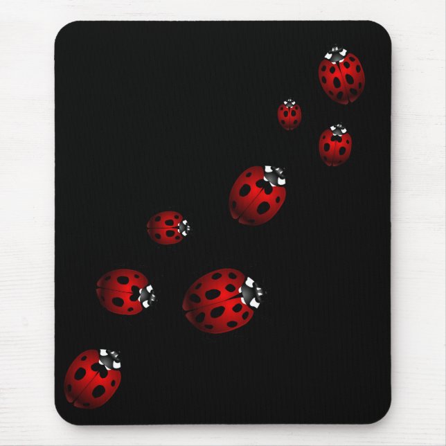 Ladybug Art Mousepad Bug Keepsake Ladybug Gifts (Front)