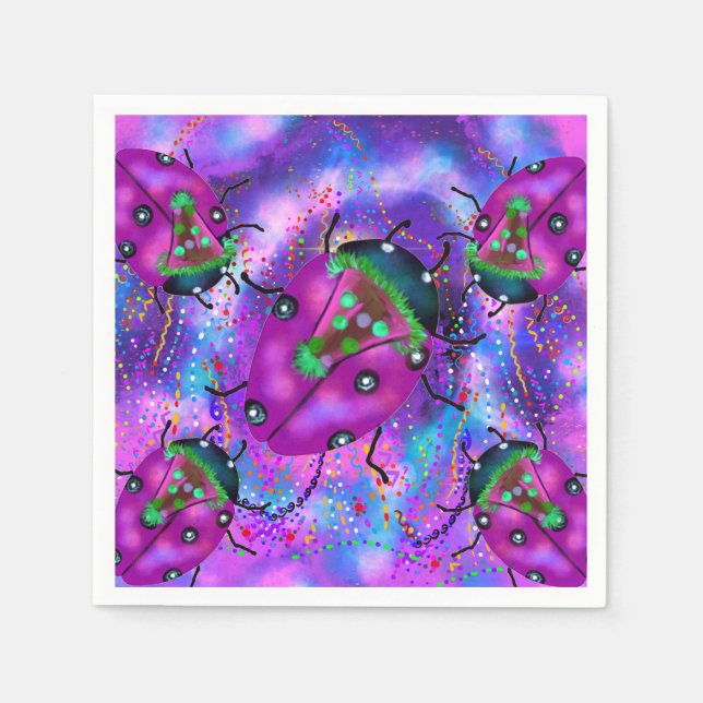 LADYBUG ART NAPKINS (Front)