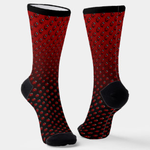 Ladybug Art Socks Cute Ladybird Socks Customize