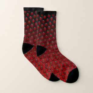 Ladybug Art Socks Cute Ladybird Socks Customize