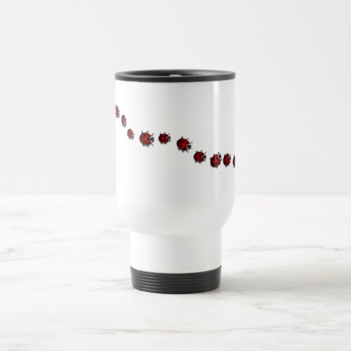 Ladybug Art Travel Mug Gifts Ladybug  Mugs