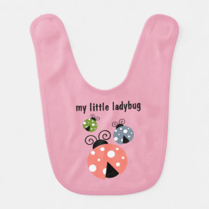 Ladybug Baby Bib