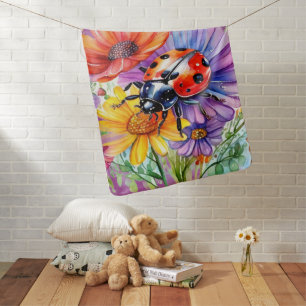 Ladybug Baby Blanket