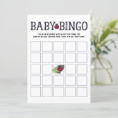 Ladybug Baby Shower Bingo Card | Zazzle