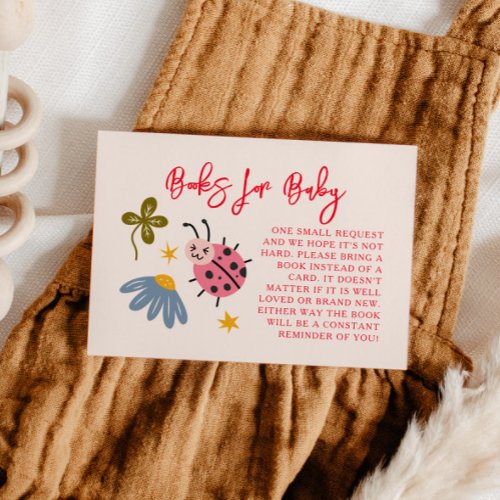 Ladybug Baby Shower Book Request 