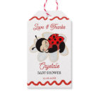 Ladybug baby shower favor
