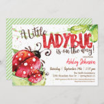 Ladybug Baby Shower Invitation, Girl Invitation at Zazzle
