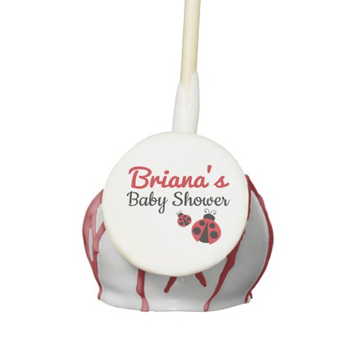 Ladybug Baby Shower or Birthday Chocolate Covered Cake Pops