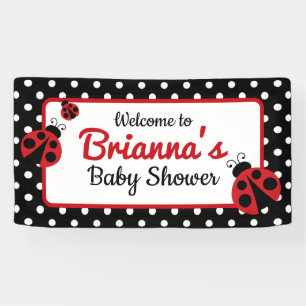Ladybug Baby Shower or Birthday Party Banner