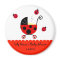 Ladybug Baby Shower Party  Favor Magnets