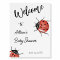 Ladybug Baby Shower Welcome Foam Board 