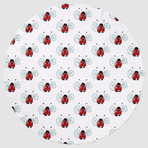 Ladybug beach towel