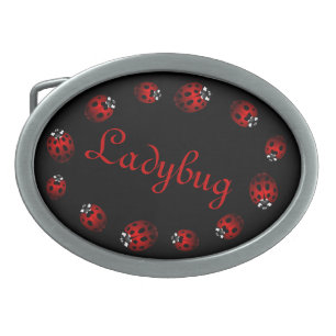 Ladybug Belt Buckle Ladybird / Insect Art Buckles
