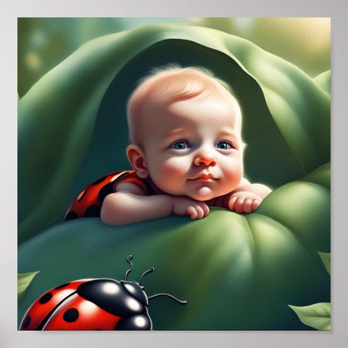 Ladybug Bestie Poster