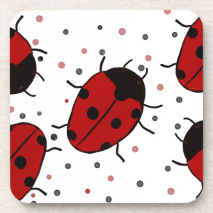 Ladybug Beverage Coaster
