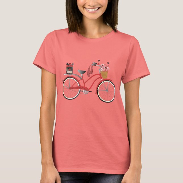 Ladybug Bicycle T-Shirt (Front)