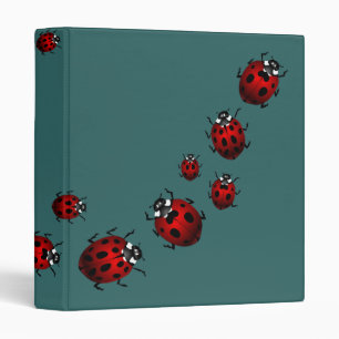 Ladybug Binder Cute Ladybug Art School Supplies