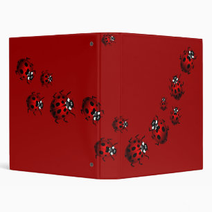 Ladybug Binder Cute Ladybug Art School Supplies