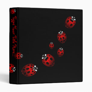 Ladybug Binder Cute Ladybug Art School Supplies