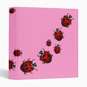 Ladybug Binder Cute Ladybug Art School Supplies