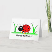Ladybug Birthday Card | Zazzle