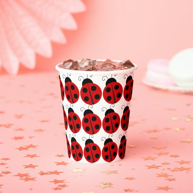 Ladybug Birthday Paper Cups (Insitu)