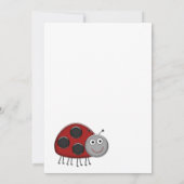 Ladybug Birthday Party Invitations (Back)