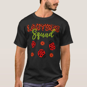 Ladybug Birthday Party Ladybug Squad Girl Matching T-Shirt