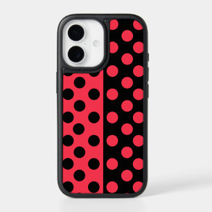 Ladybug Black Red Polka Dots iPhone Case