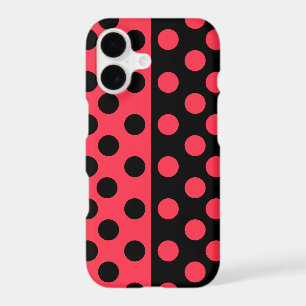 Ladybug Black Red Polka Dots iPhone 17 Case