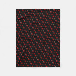 Ladybug Blanket Cute Ladybird Fleece Blanket