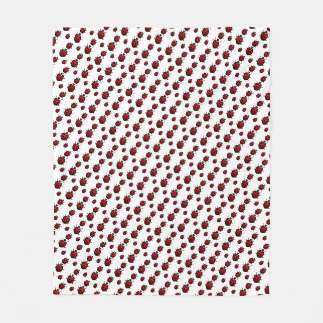 Ladybug Blanket Ladybug Custom Ladybird Blankets (Front)