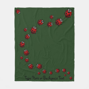 Ladybug Blanket Ladybug Custom Ladybird Blankets