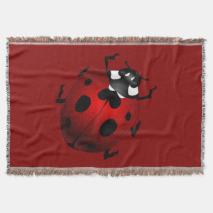 Ladybug Blanket Ladybug / Ladybird Throw Blankets
