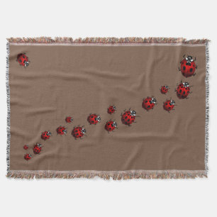 Ladybug Blanket Ladybug / Ladybird Throw Blankets